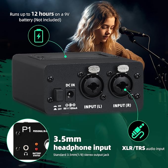 Portable in Ear Monitor Amplifier, Headphone Amp - Image 3