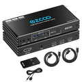 4K@120Hz USB-C HDMI2.1 KVM Switch by EZCOOTECH