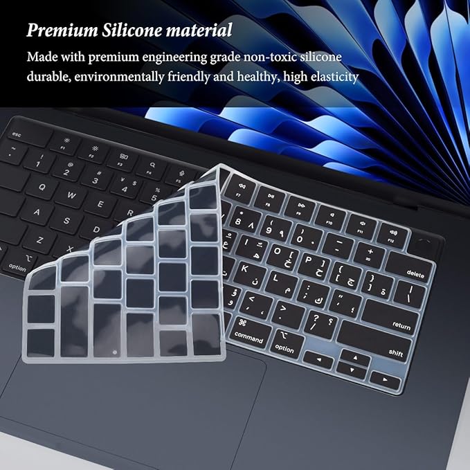 Arabic Keyboard Cover Skin Compatible - Image 4