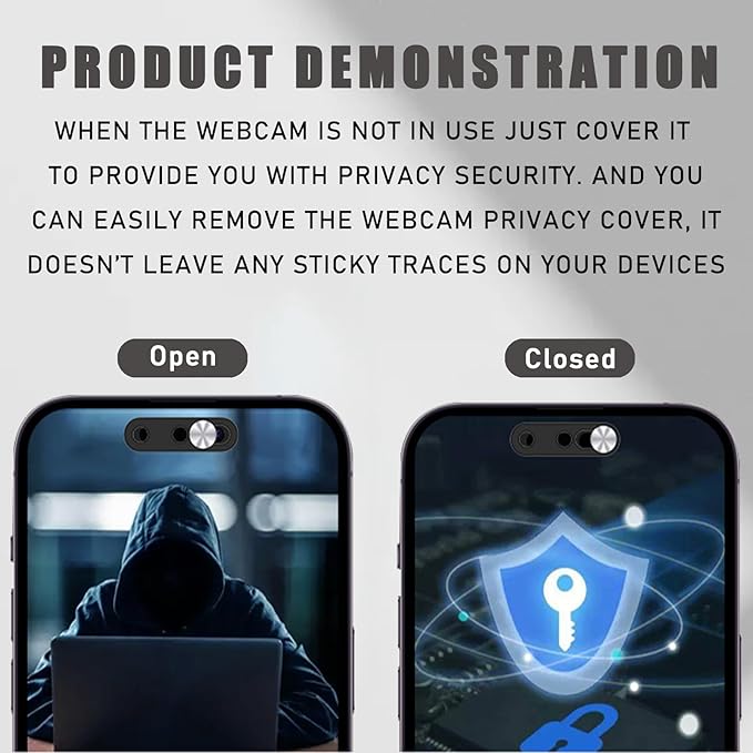 Front Camera Cover Compatible for iPhone 16/16Plus/16Pro/16Pro Max/15/15 - Image 7