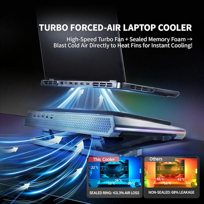 IMMOENUC- Compressed Air Laptop Cooling Pad - Image 3