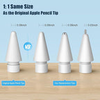 Upgraded Replacement Tips for Apple Pencil Pro/1st Gen/2nd Gen/USB-C, Metal Pen - Image 6