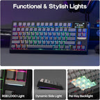 EPOMAKER G84 PRO Wireless Mechanical Keyboard, 75% Gaming Keyboard - Image 5