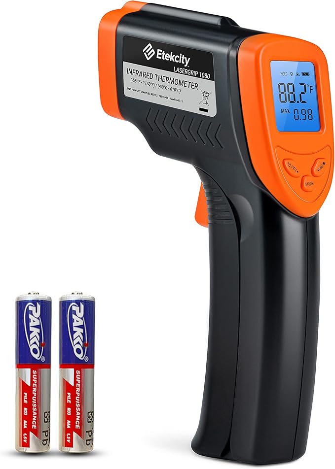 Etekcity Infrared Thermometer 1080, Heat Temperature Temp Gun by Etekcity