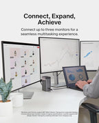 Belkin USB-C Hub, 11-in-1 Pro GaN Dock 150W, 3.5mm Port, 4K HDMI Ports - Image 5