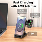 Wireless Charger for Samsung, 3 in 1 Wireless Charging Station for S25 S24 - Image 3
