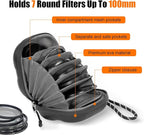 Cwatcun Hard Shell Lens Filter Case, Camera Filter Case - Image 2