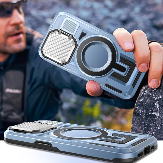 Camera Stand Case for iPhone 13 Pro Max, 2024 Version Military Grade Protective - Image 7
