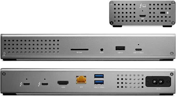 OWC Thunderbolt Go Dock, 11 Ports, Built in Power Supply, 90W Charging - Image 2