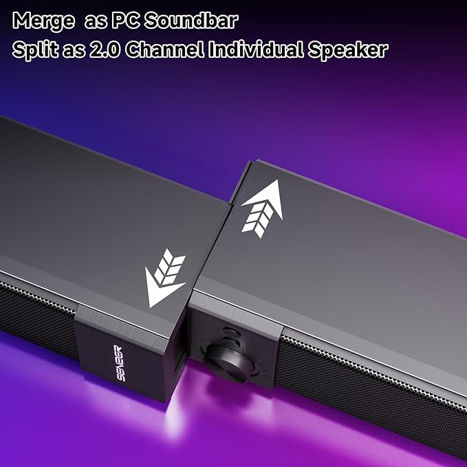 SENZER CS20 2 in 1 Bluetooth Computer Speakers - Image 9