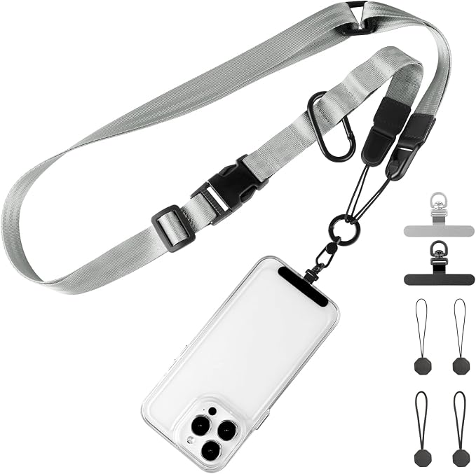 Adjustable Crossbody Phone Lanyard, Universal Phone Wrist Strap and Phone Neck by Unknown
