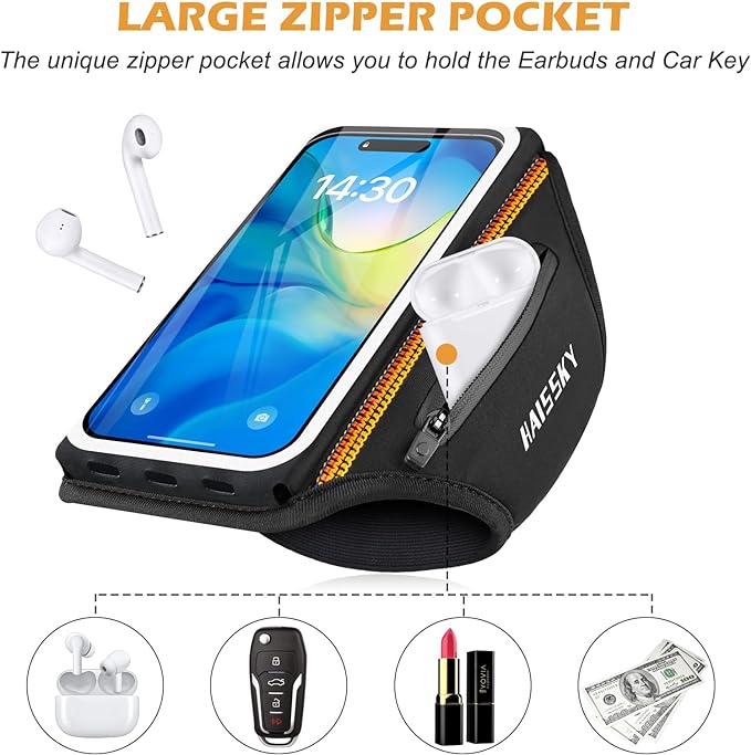 Running Armband with Earphone Bag Cell Phone Armband - Image 2