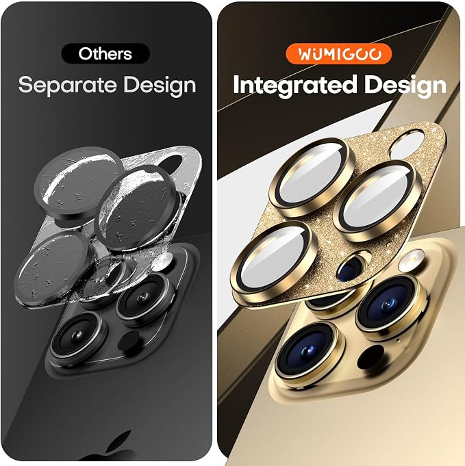 Camera Lens Protector for iPhone 16 Pro Max/16 Pro/15 Pro Max/15 Pro/14 Pro - Image 2