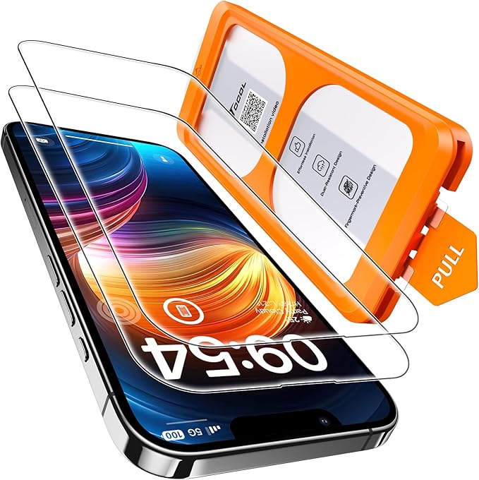 TOCOL for iPhone 14 Screen Protector 9H Hardness Military Grade Shatterproof HD by TOCOL