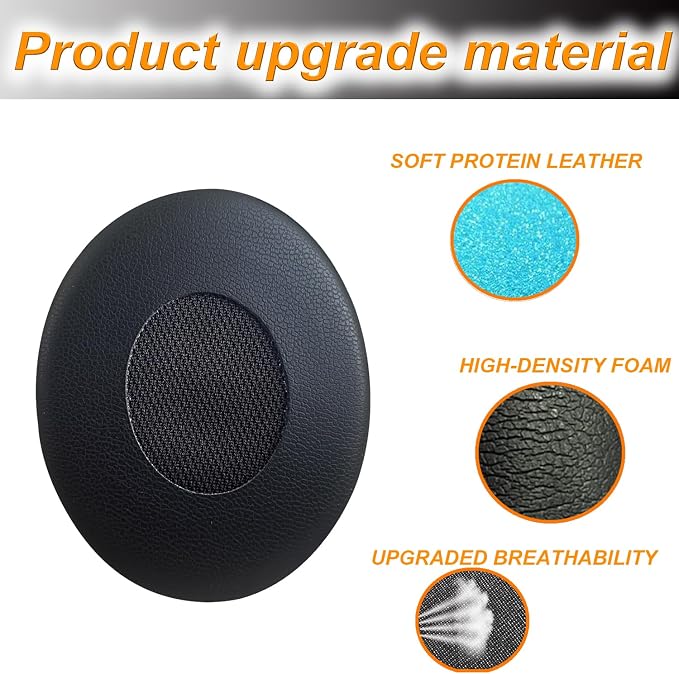 Bose QC3 Earpads, Headphones Replacement Ear Pads Memory Foam Ear Cushion Cover - Image 4