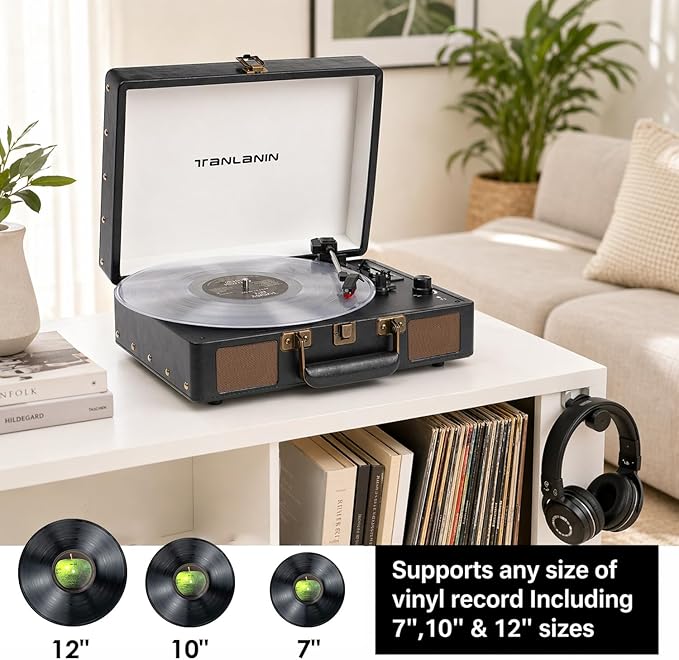 Portable Vinyl Record Player - Image 9