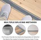 10ft Large Grey Floor Cord Cover, Self-2" x 0.6", Cable Cavity:0.8" x 0.4" - Image 7