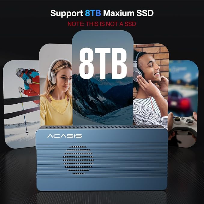 ACASIS 40Gbps M.2 NVMe SSD Enclosure, - Image 5