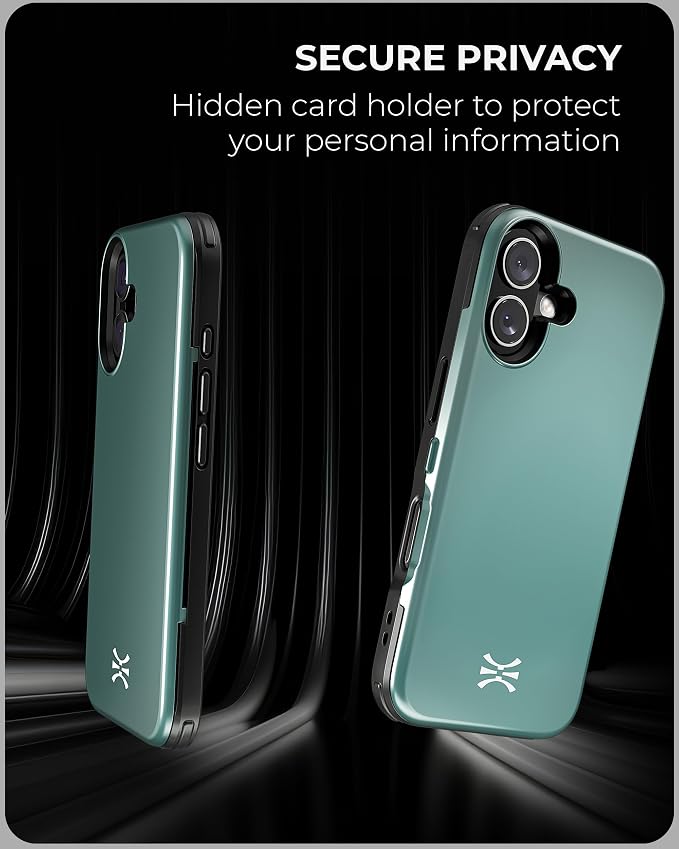 TORU CX Slim for iPhone 16 Case Wallet | Protective Shockproof Heavy Duty Cover - Image 4