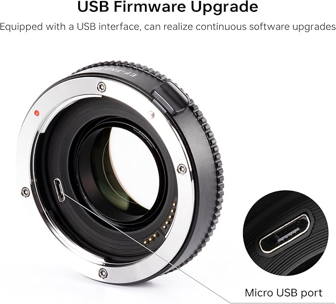 VILTROX EF-FX2 Pro Auto Focus Lens Adapter 0.71x Focal Reducer Speed Booster - Image 7