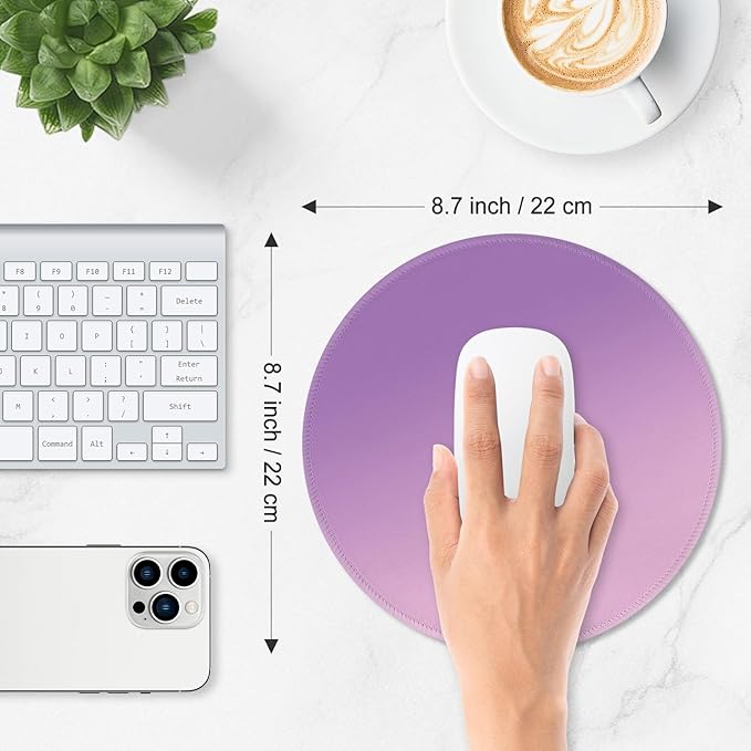 ITNRSIIET Mouse Pad Non-Slip Rubber Base Smooth Surface Stitched Edges - Image 3