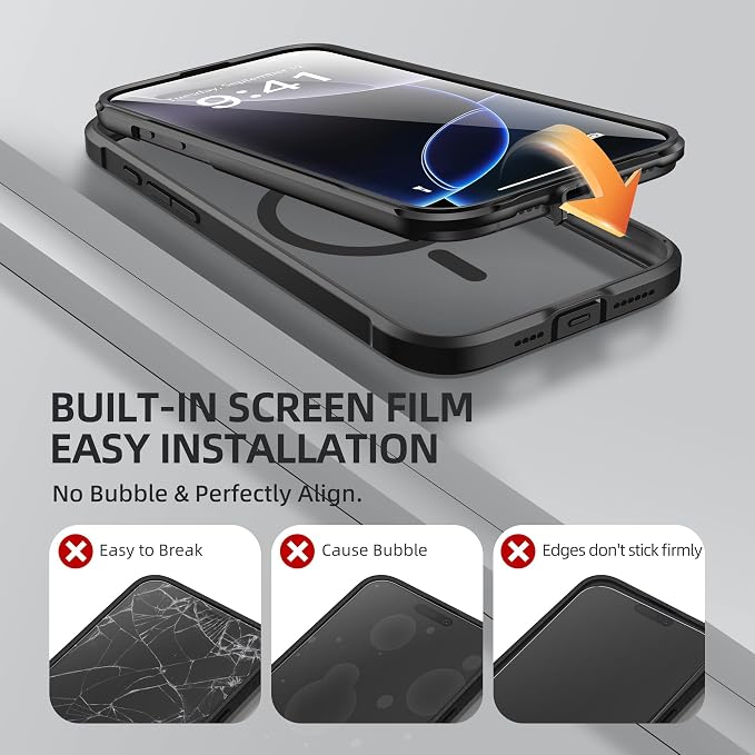 BERFY Magnetic for iPhone 16 Pro Max Case, Compatible - Image 7