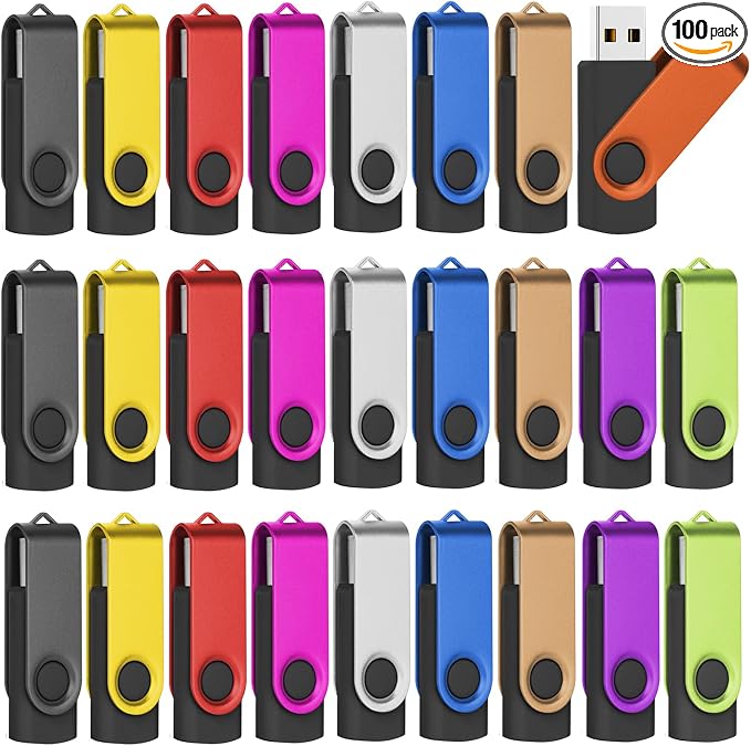 EASTBULL Flash Drive Bulk 1GB USB 100 Pack by EASTBULL