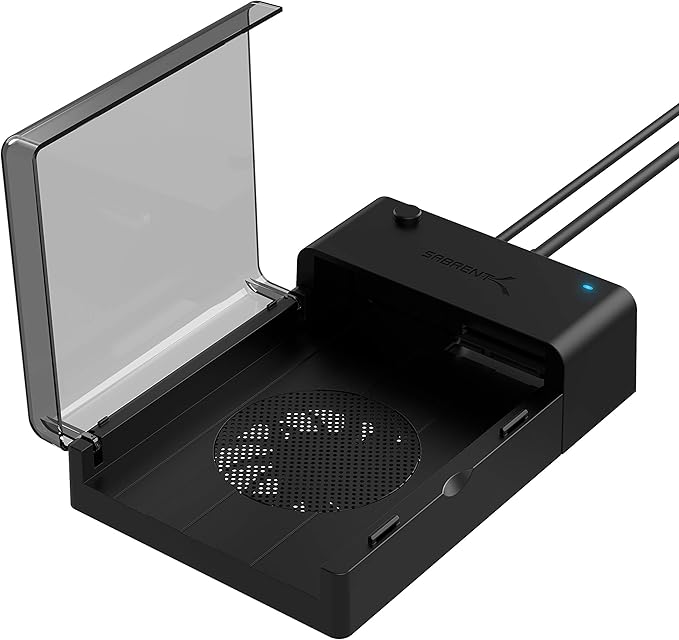 SABRENT USB 3.0 to SATA External Hard Drive Lay Flat Docking Station by SABRENT