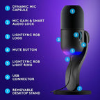 Logitech G733 Lightspeed Wireless Gaming Headset +Yeti GX Dynamic RGB Gaming - Image 10