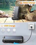 GOODaaa Solar Power Bank, 42800mAh Portable Charger 20W Fast Charging External - Image 8