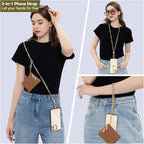Clip and Go Strap for Phone Gold Metal Chain - Image 2