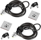 I3C Laptop Cable Lock Hardware Security Cable Lock Anti Theft, Anchor Plate & 2 by I3C