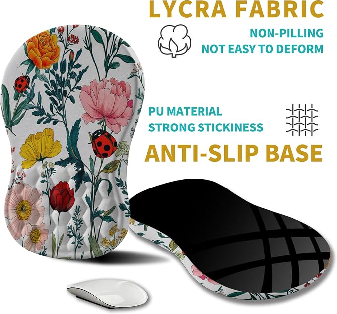 Hokafenle Ergonomic Mouse Pad Wrist Support, Wrist Rest Mousepad - Image 5