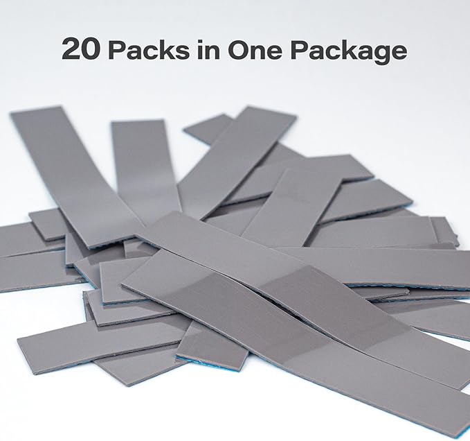 Aairhut 20 Pieces 120 x 20 x 1 mm Thermal Pads, 9 W/m.K Conductive Silicone Pad - Image 4