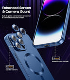 Magnetic for iPhone 14 Pro Max Case Slim Soft TPU Bumper Shockproof Metallic - Image 3