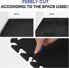 Starfavor Sound Absorbing Interlocking Floor Mats 20 Pcs, 11.8" x 11.8" - Image 5