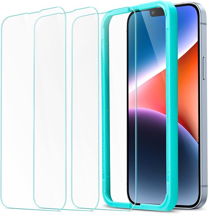 ESR 3 Pack for iPhone 13 Pro Max/iPhone 14 Plus Screen Protector, Tempered by ESR