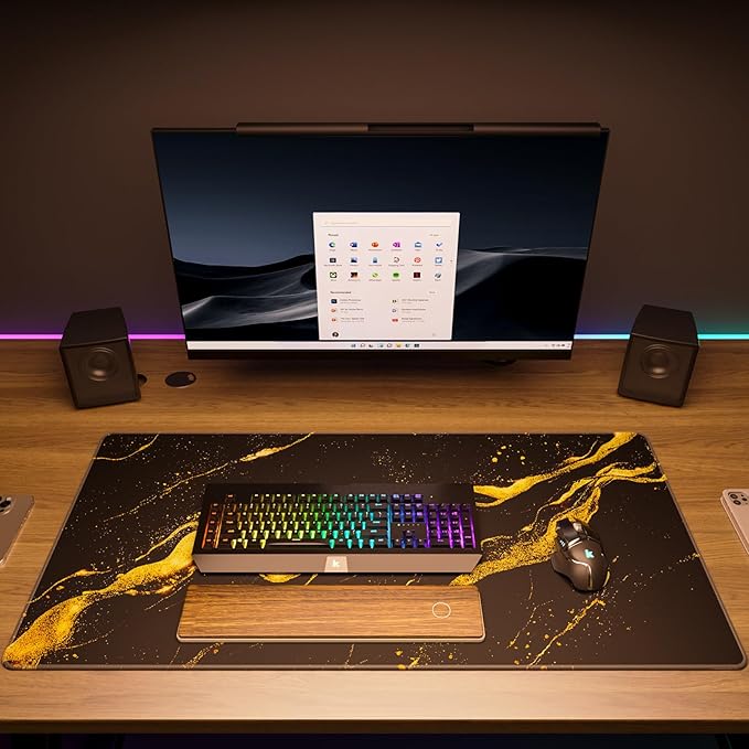 KTRIO Large Gaming Mouse Pad Desk Mat, Superior Micro-Weave Cloth, Non-Slip - Image 6