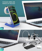 3 in 1 Wireless Charging Station, 2025 Upgraded Fast Desk Charger Station - Image 6