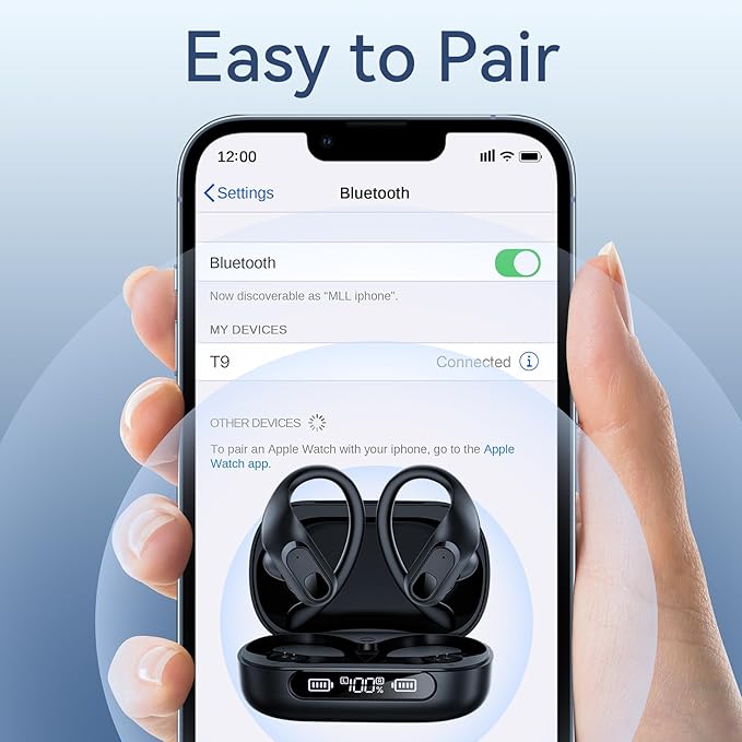 occiam Hybrid Active Noise Cancelling Ear Buds Wireless Earbuds Bluetooth - Image 6