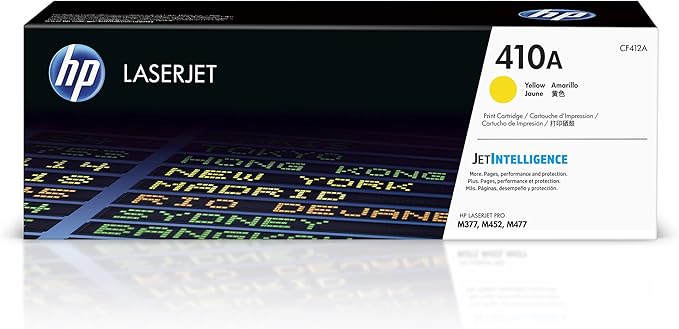 HP 410A Yellow Toner Cartridge | Works by HP