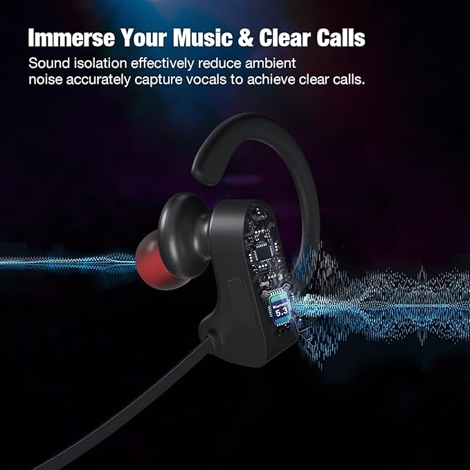 JOYWISE Bluetooth Wireless Headphones 16H Playtime Earbuds - Image 5