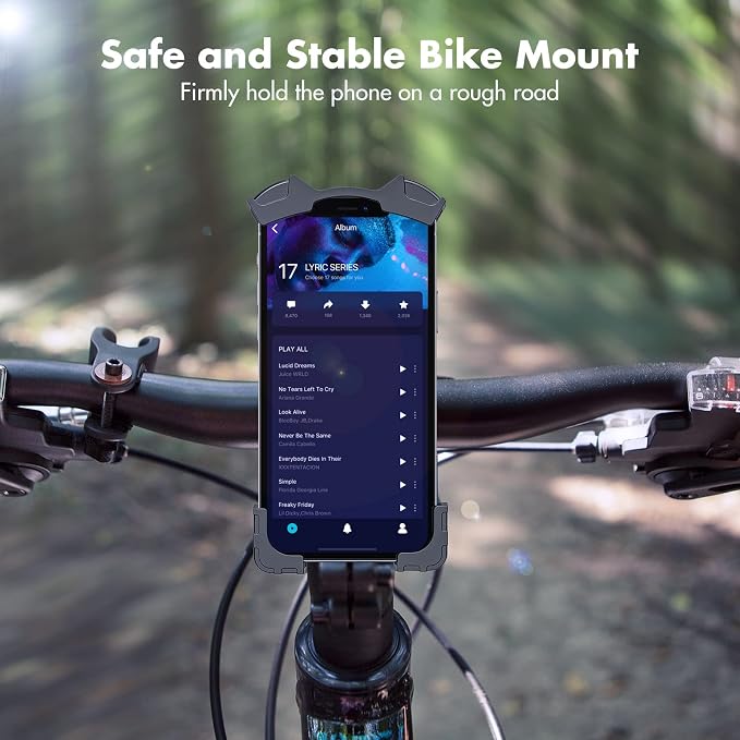 Universal Golf Cart Phone Holder, Adjustable Bike Phone Mount Bike Phone Holder - Image 4