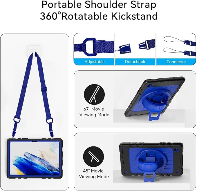 for Samsung Galaxy Tablet A8 Case 10.5 inch 2022 SM-X200/X205/X207 - Image 6