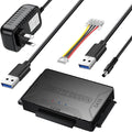USB 3.0 to SATA IDE Adapter，Hard Drive Reader, IDE Sata to USB External Data by ROEKO