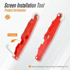Screen Repair Tools, 6 in 1 Window Screen Installation Kit Include Screen - Image 5