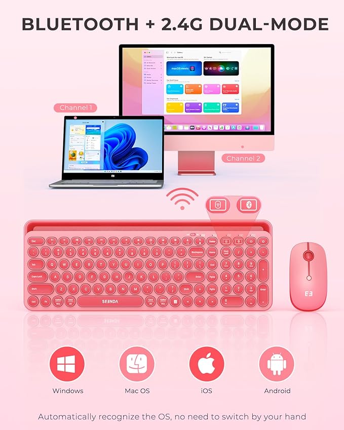 seenda Bluetooth Keyboard and Mouse - Image 2