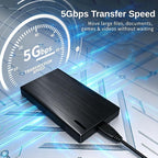 500GB External Hard Drive HDD Portable – USB 3.0 & Type-C Storage - Image 5