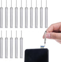 15 Pack SIM Card Tray Ejector Pin Tools, SIM Card Tray Removal Tool Ejector Pin by Vin+Beauty
