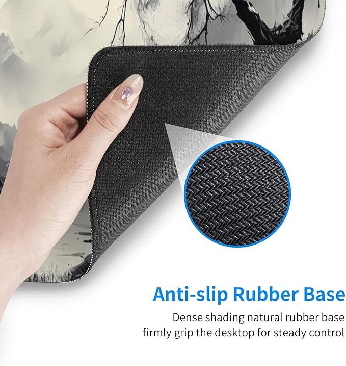 Gaming Mouse Pad Desk Pad, Extended Big Mouse Pad, 31.5x11.8 Inch Long Computer - Image 5
